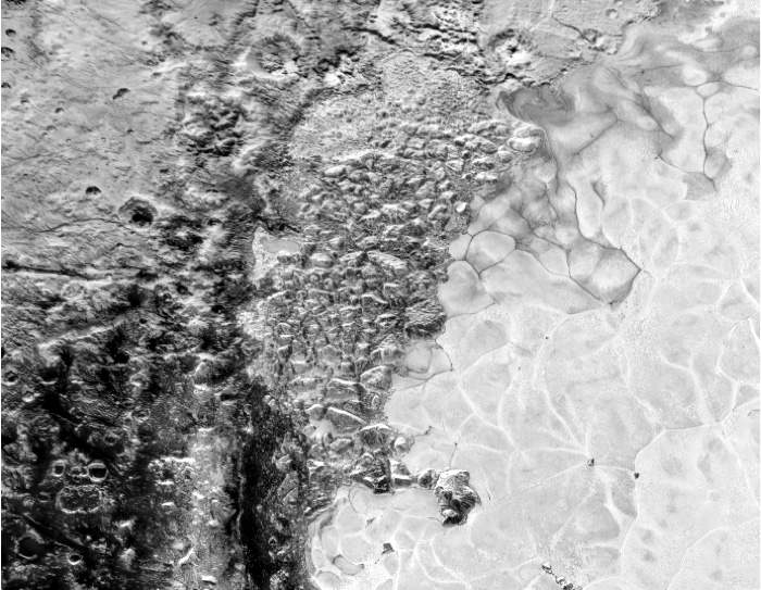 Weird Shapes on Pluto Hint at Icy 'Face-Lift' Over Time
